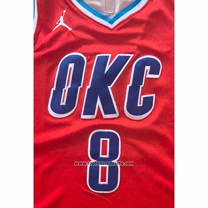 Camiseta Oklahoma City Thunder Jalen Williams NO 8 Statement 2024-25 Naranja